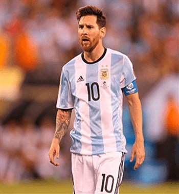 Lionel Messi on International duty