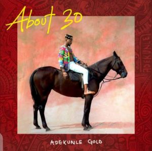 Adekunle Gold riding a horse