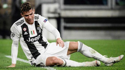 Juventus's Cristiano Ronaldo Sad
