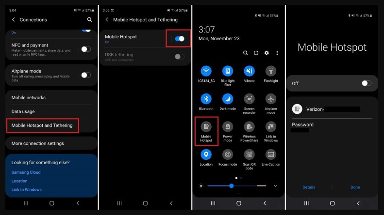 Android free hotspot