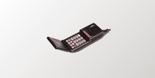 Motorola first flip phone MicroTAC