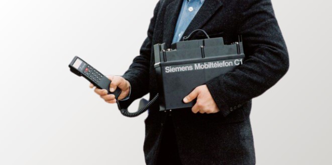 Siemens first phone Mobiltelefon
