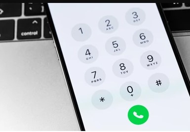 iPhone screen displaying the keypad - iphone secret codes