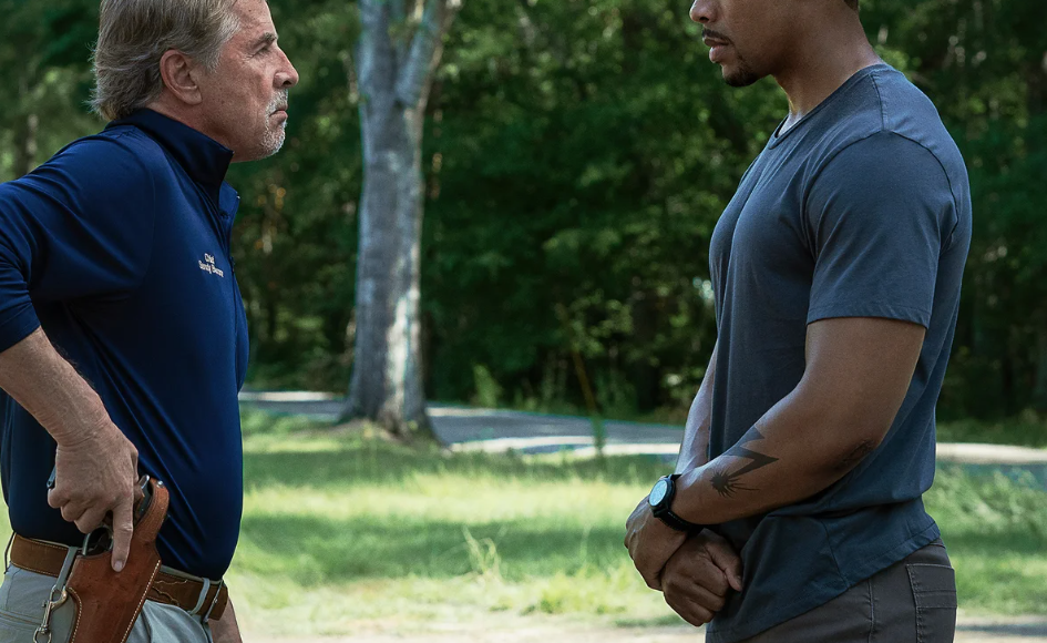 The lead character facing the villain of Rebel Ridge