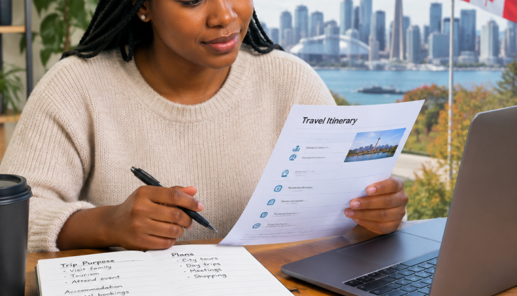 Canada Visitor Travel Plans: How to Present a Clear Itinerary