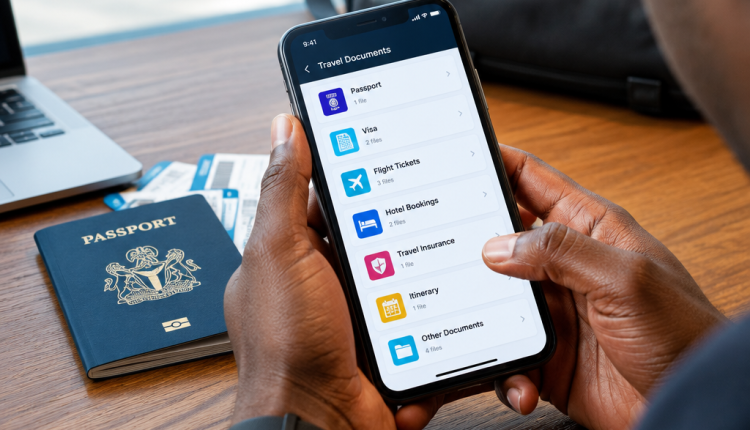 How to Create a Travel Document Folder on Your Phone